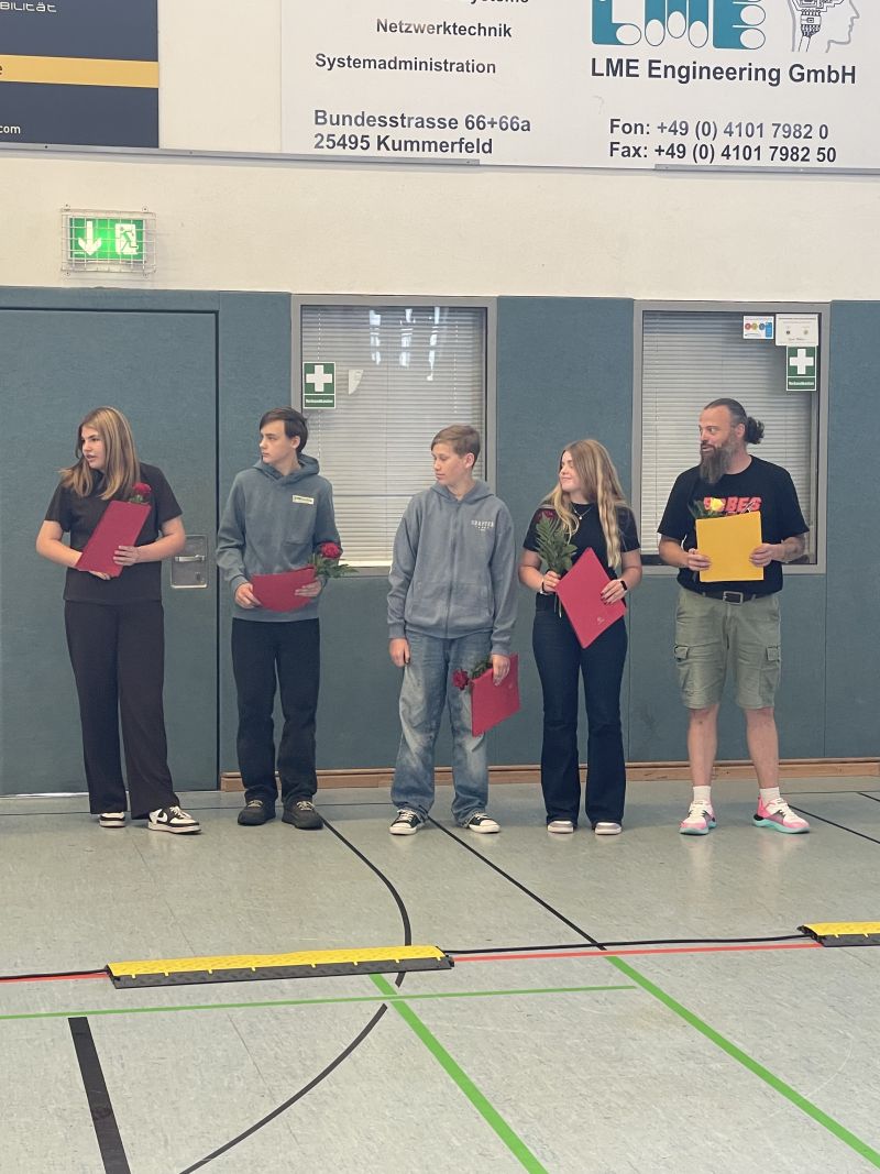 Ehrung Klasse 7a